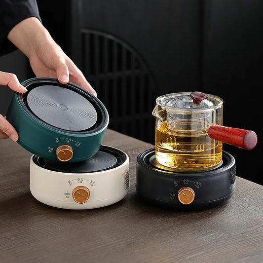 Mini estufa eléctrica de cerámica con calefacción por infrarrojos, calentador de caldera de agua y leche, quemador de encimera para café Moka, estofado, olla caliente, Cocina de Inducción
